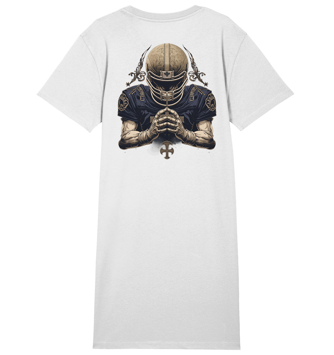 Praying Player - Ladies Organic Shirt Dress