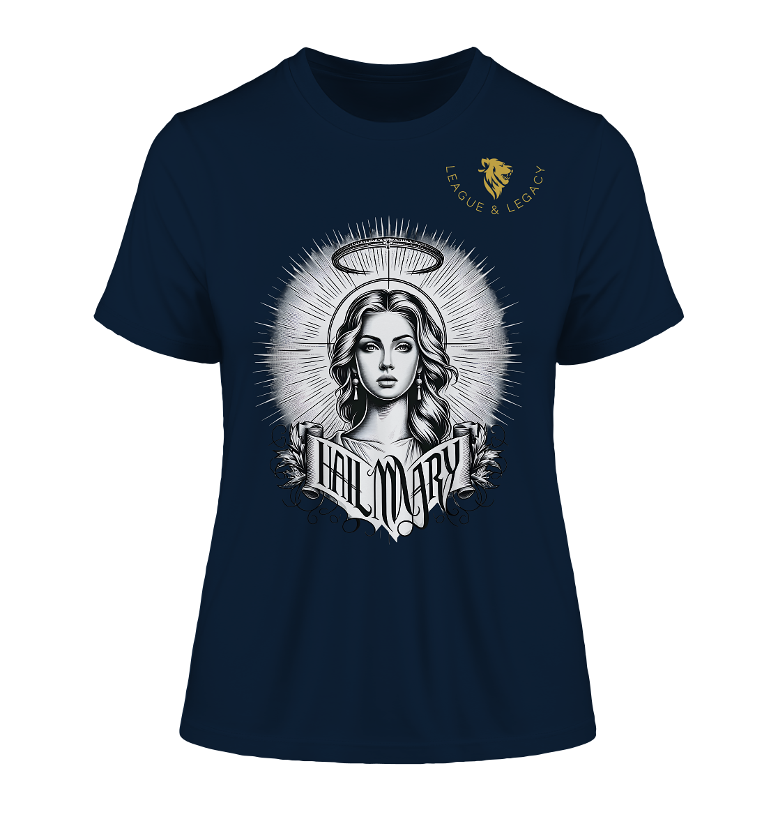 Hail Mary Shirt - Fitted Ladies Organic Shirt