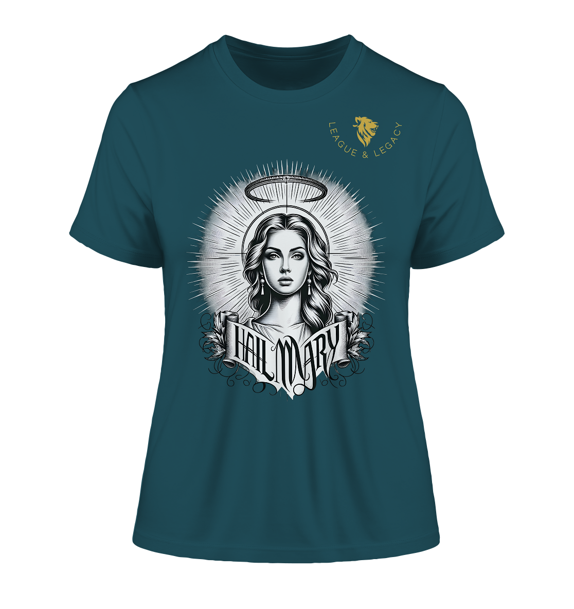 Hail Mary Shirt - Fitted Ladies Organic Shirt