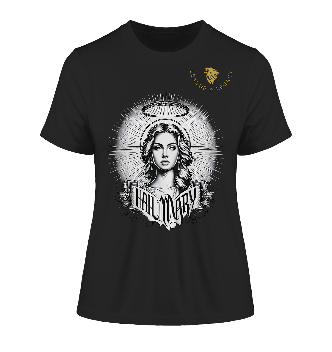 Hail Mary Shirt - Fitted Ladies Organic Shirt