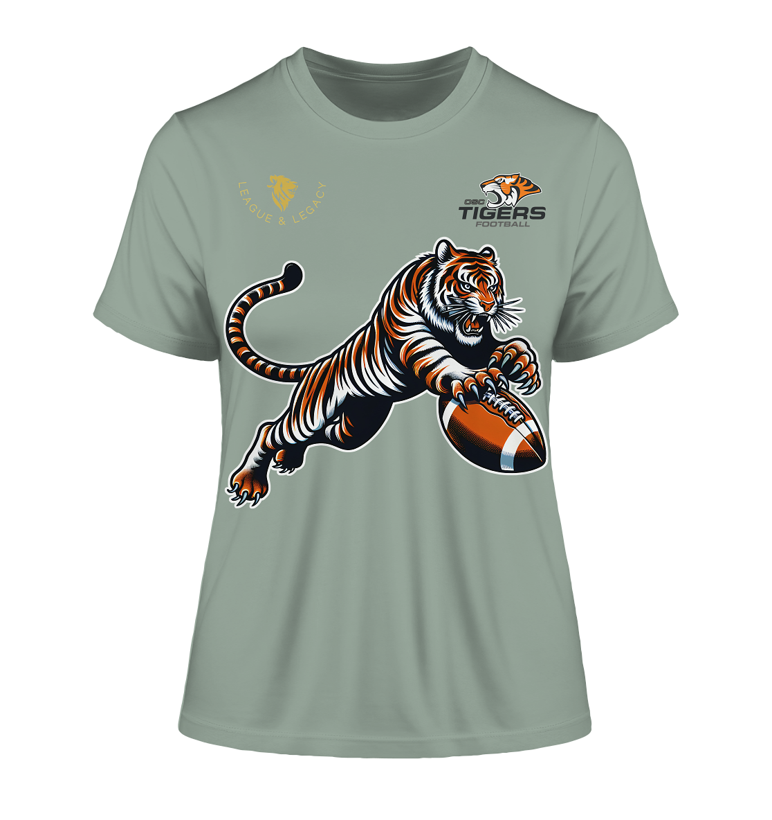 OSC TIGERS - Springender Tiger - Fitted Ladies Organic Shirt