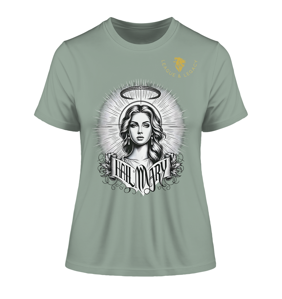 Hail Mary Shirt - Fitted Ladies Organic Shirt