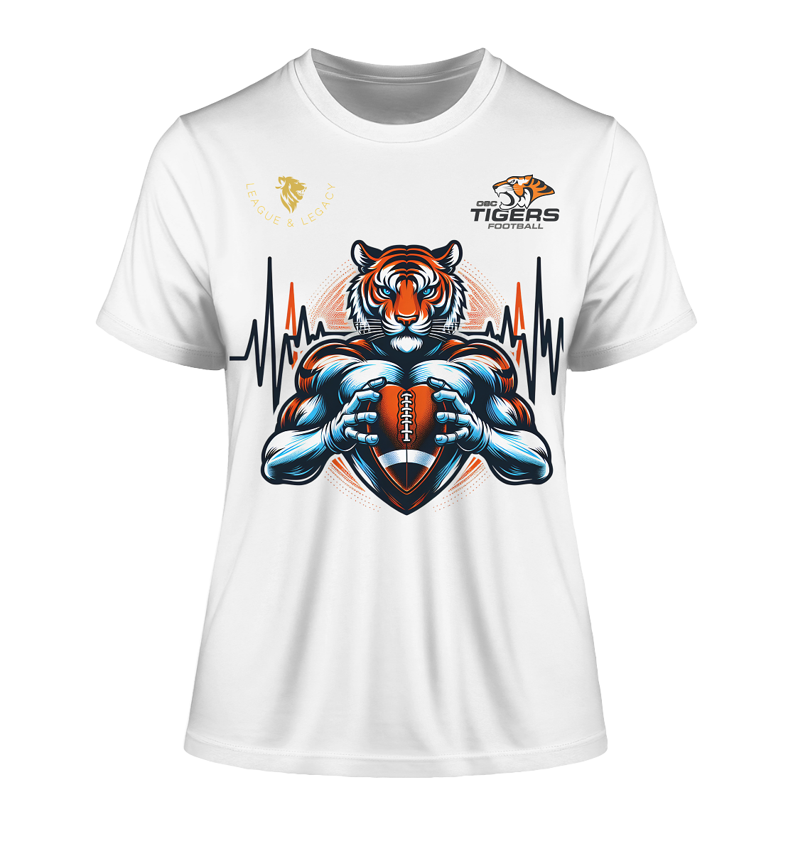 OSC TIGERS - Herzschlag Tiger Shirt - Fitted Ladies Organic Shirt