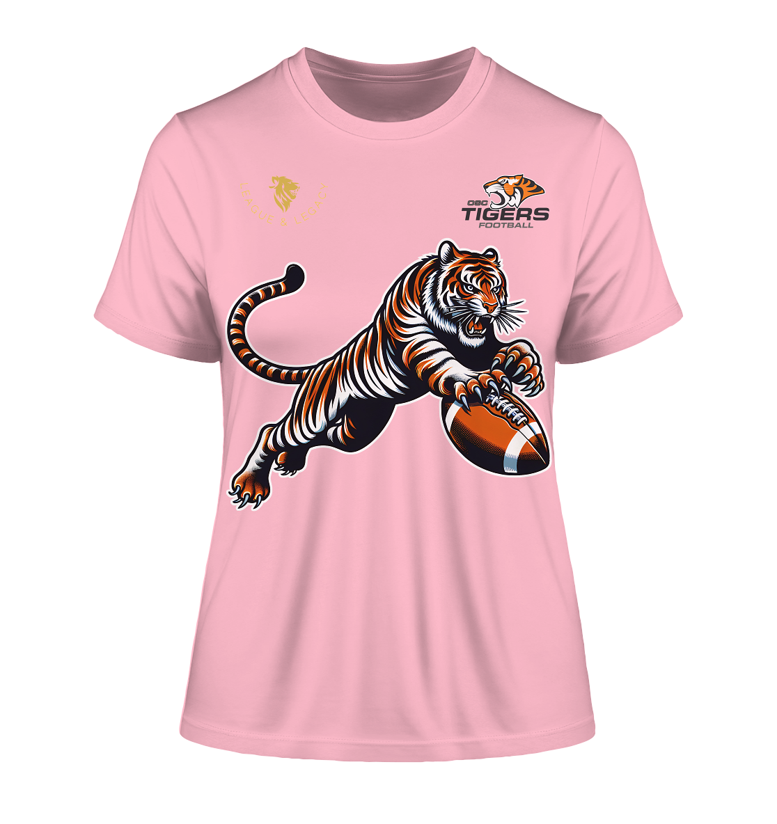 OSC TIGERS - Springender Tiger - Fitted Ladies Organic Shirt