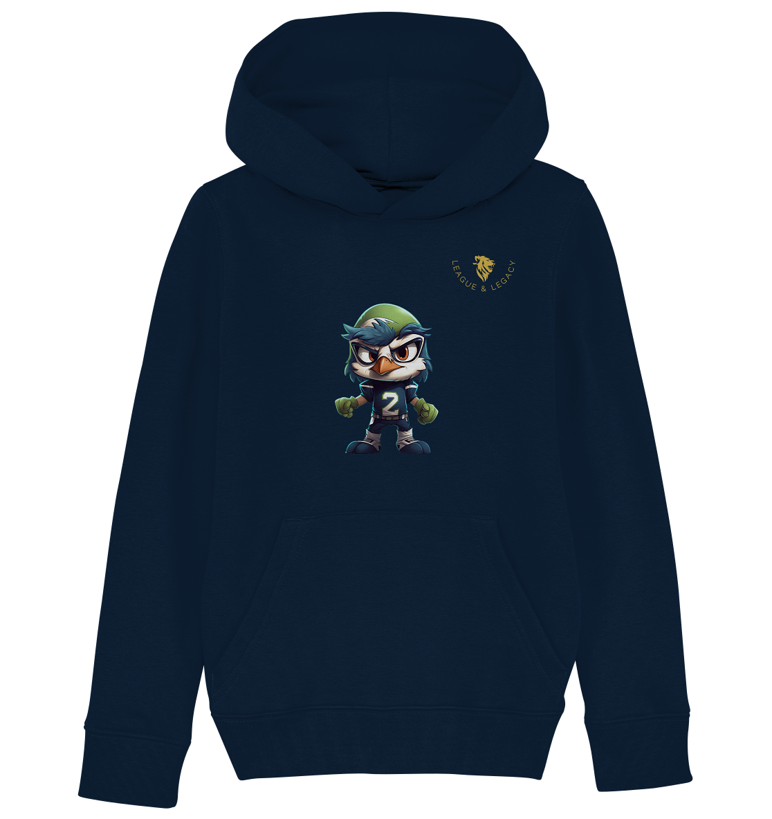 Kinder Seahawk Hoodie - Kids Organic Hoodie