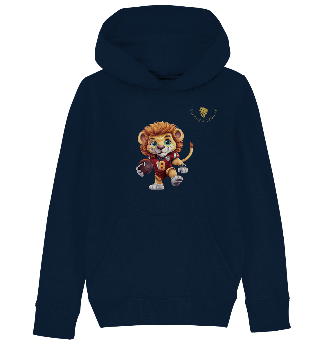 Kids Lion Hoodie - Kids Organic Hoodie