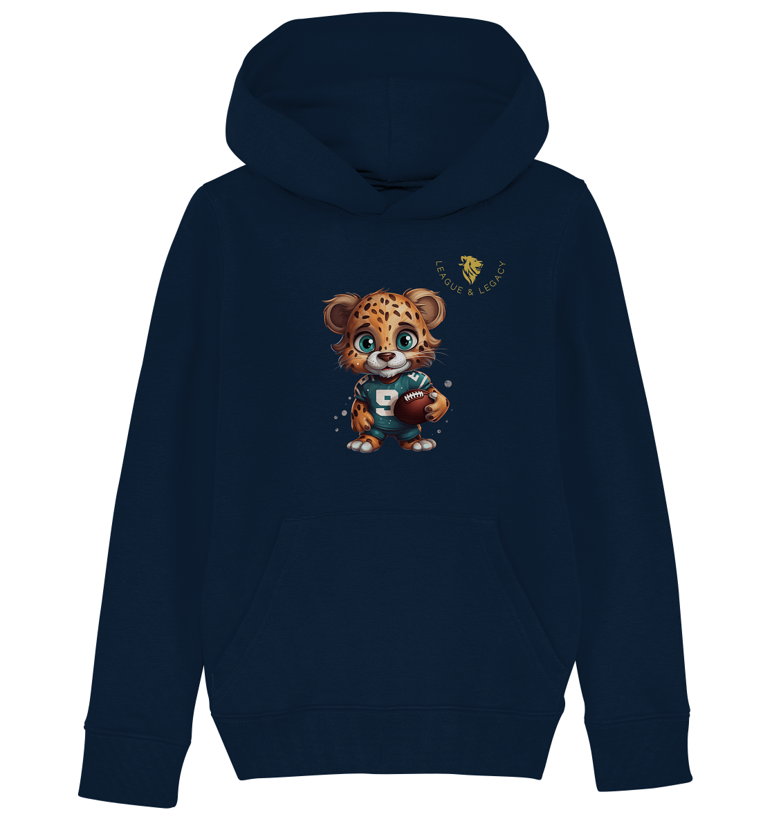 Little Leopard Kids Hoodie - Kids Organic Hoodie