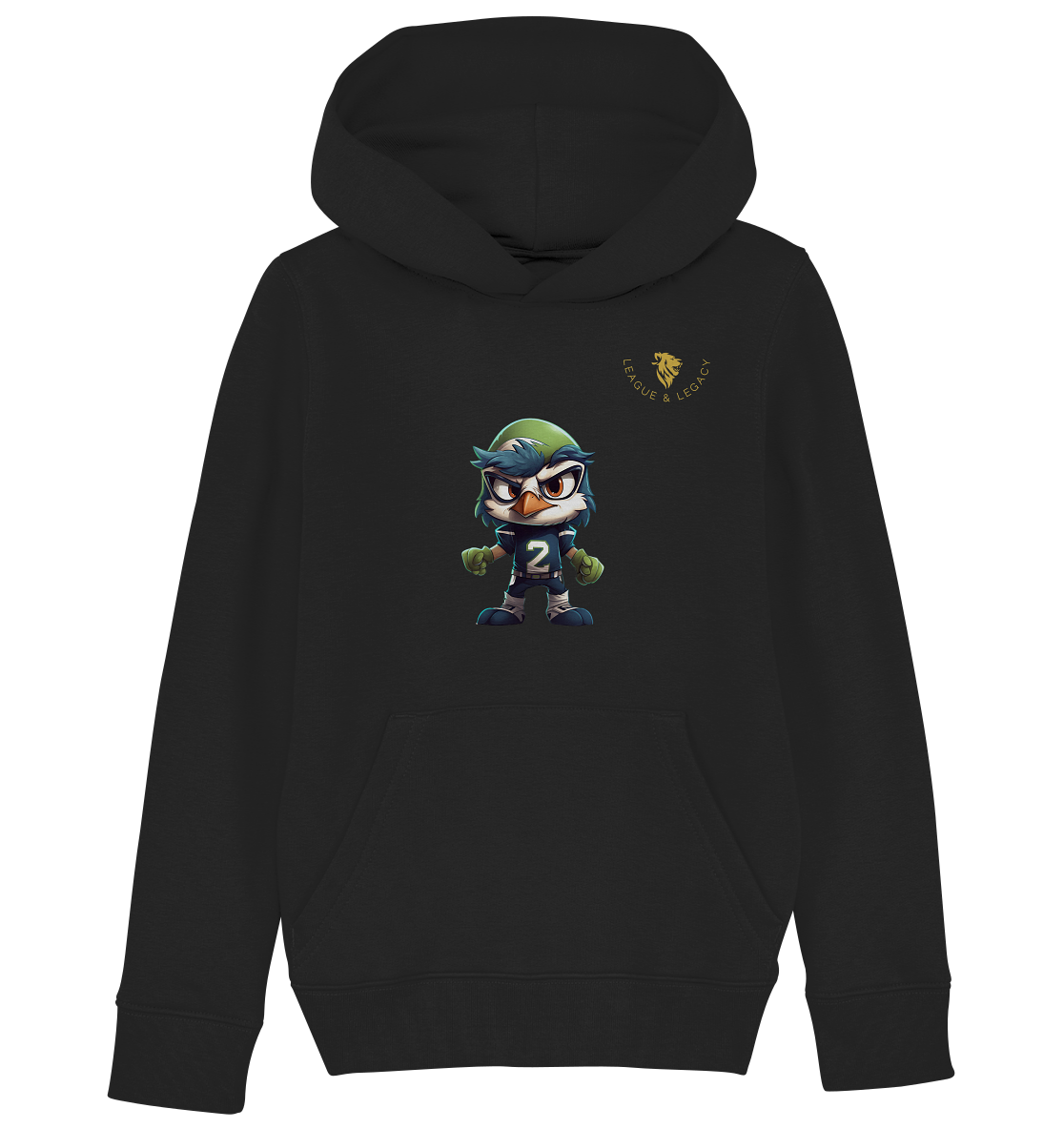 Kinder Seahawk Hoodie - Kids Organic Hoodie