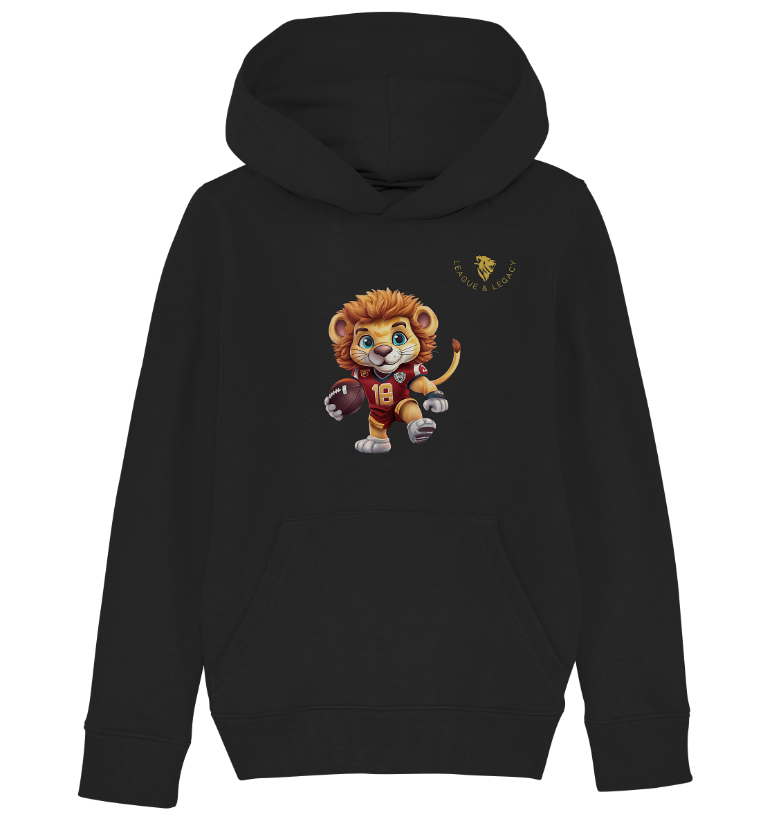 Kids Lion Hoodie - Kids Organic Hoodie