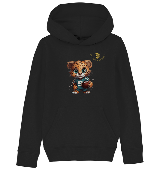 Kleiner Leopard Kinder Hoodie - Kids Organic Hoodie