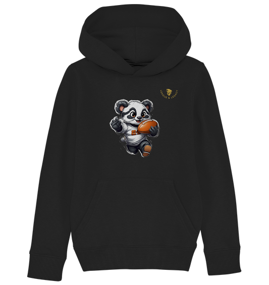 Kleiner laufender Panda Kinder Hoodie - Kids Organic Hoodie