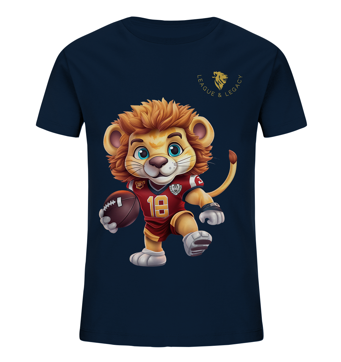 Kids Lion Shirt - Kids Organic Shirt