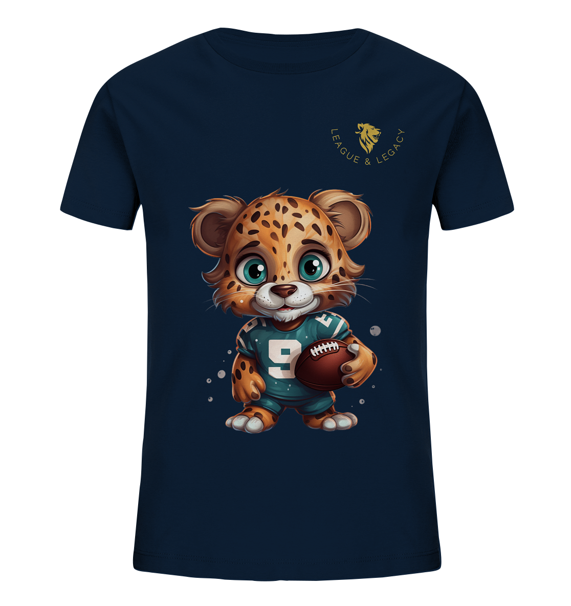 Kleiner Leopard Kinder Shirt - Kids Organic Shirt