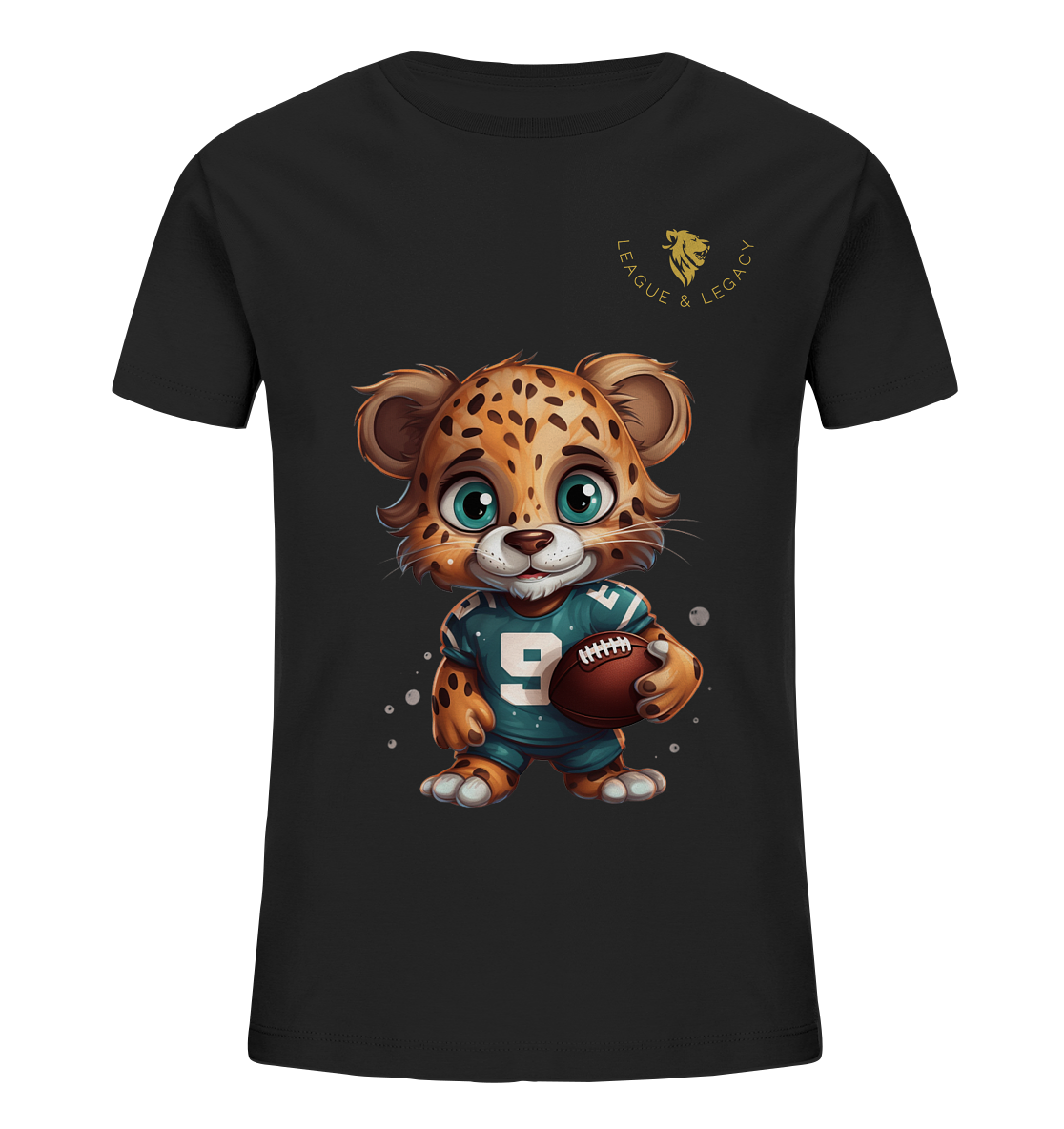 Kleiner Leopard Kinder Shirt - Kids Organic Shirt