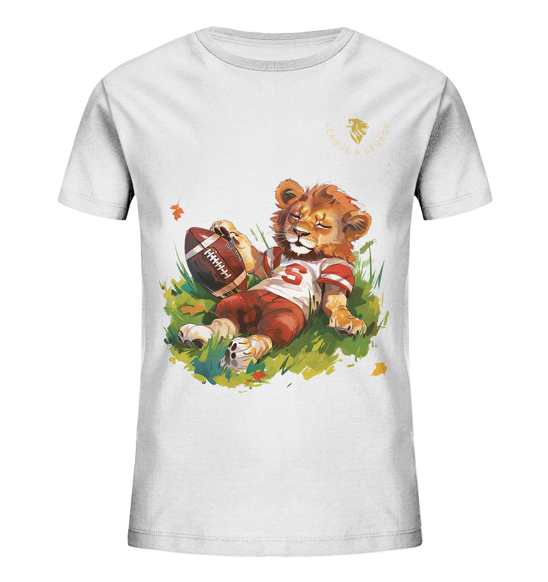 Little Sleeping Lion Kids Shirt - Kids Organic Shirt