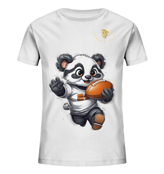 Kleiner laufender Panda Kinder Shirt - Kids Organic Shirt