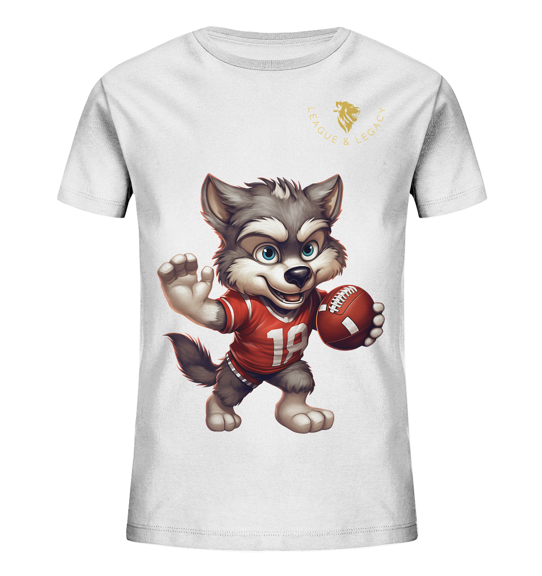 Little Wolf Kids Shirt - Kids Organic Shirt