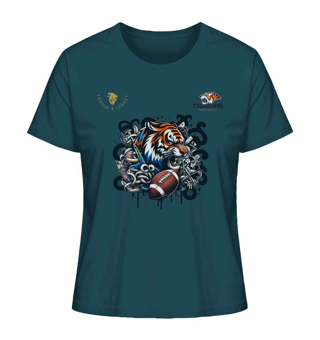 OSC TIGERS - Wild Graffity Tiger - Ladies Organic Shirt