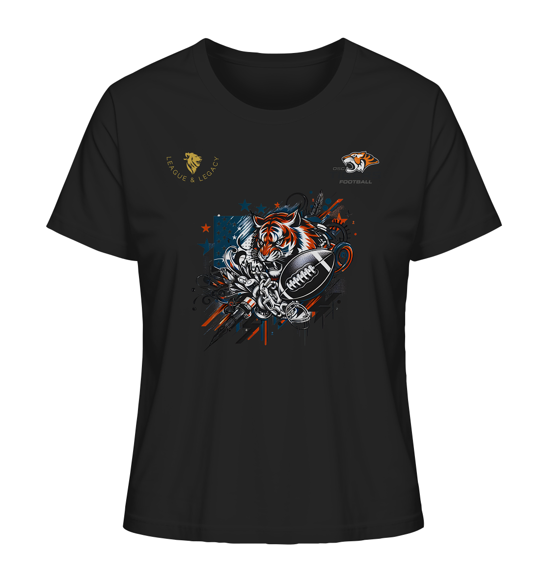 OSC TIGERS - Graffiti Tiger - Ladies Organic Shirt