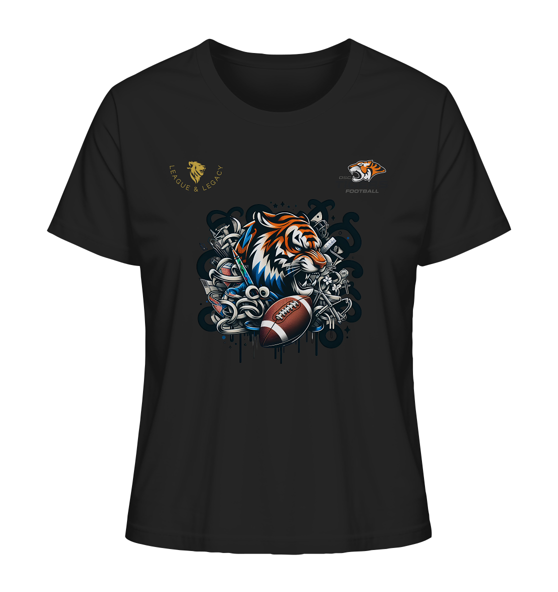 OSC TIGERS - Wild Graffity Tiger - Ladies Organic Shirt