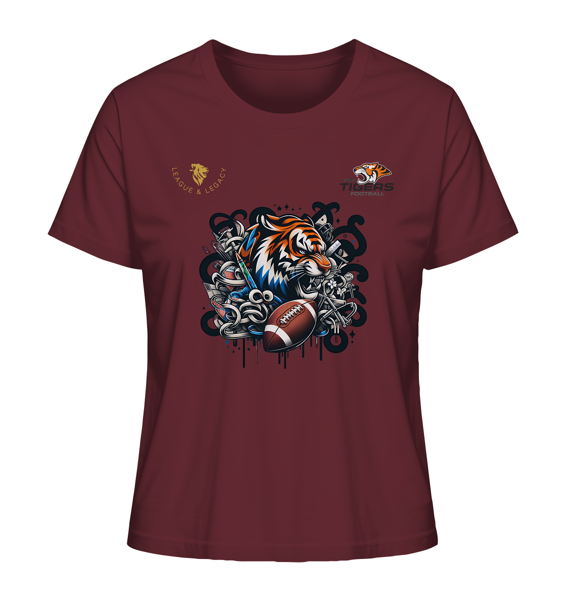 OSC TIGERS - Wild Graffity Tiger - Ladies Organic Shirt