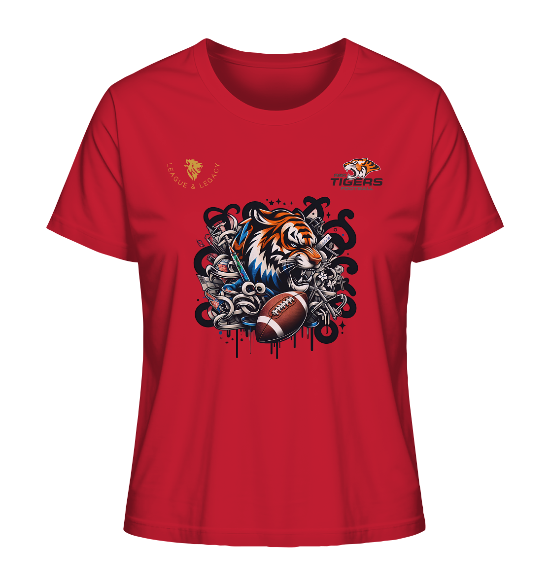 OSC TIGERS - Wild Graffity Tiger - Ladies Organic Shirt