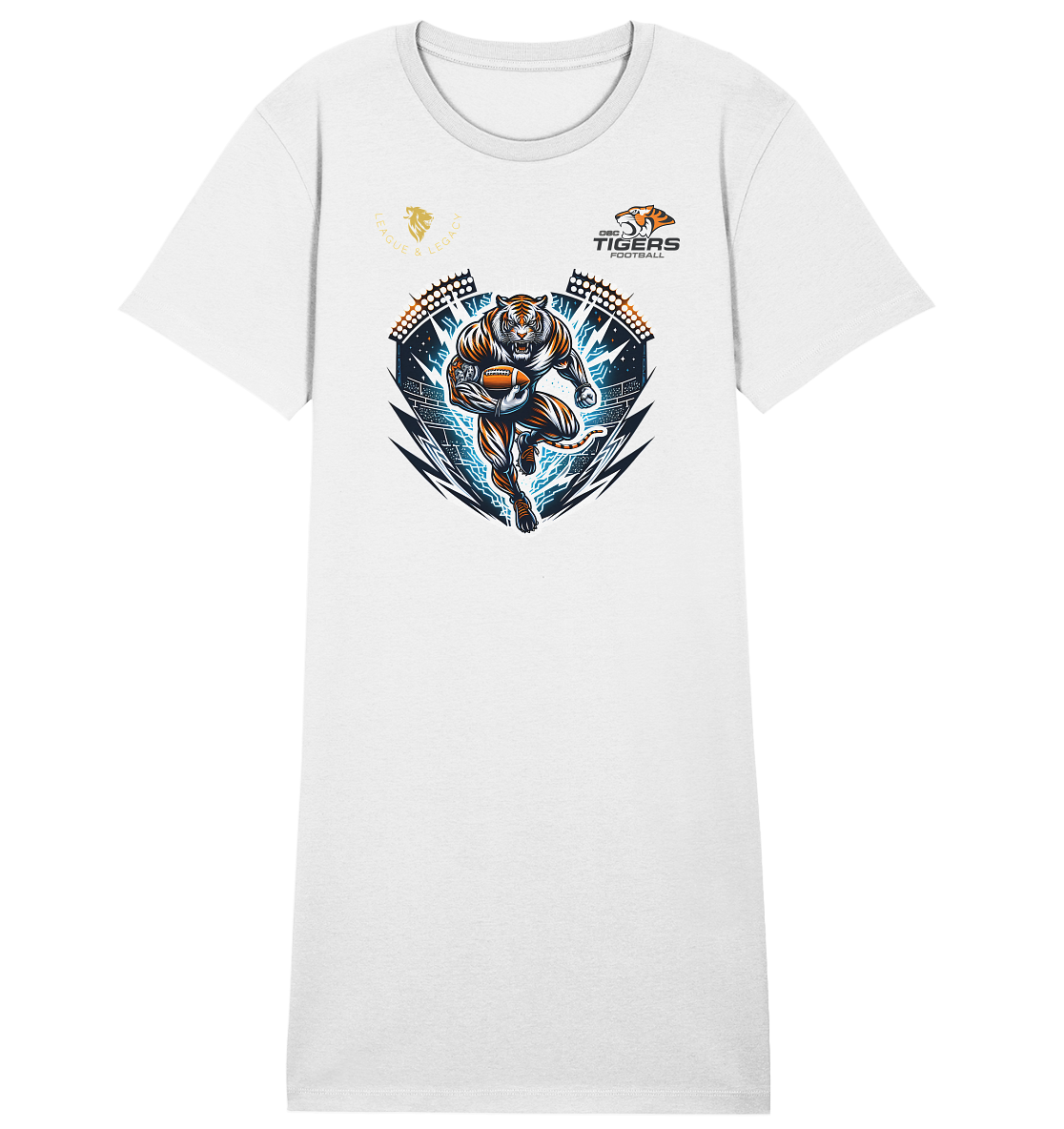 OSC TIGERS - Tiger im Stadion  - Ladies Organic Shirt Dress