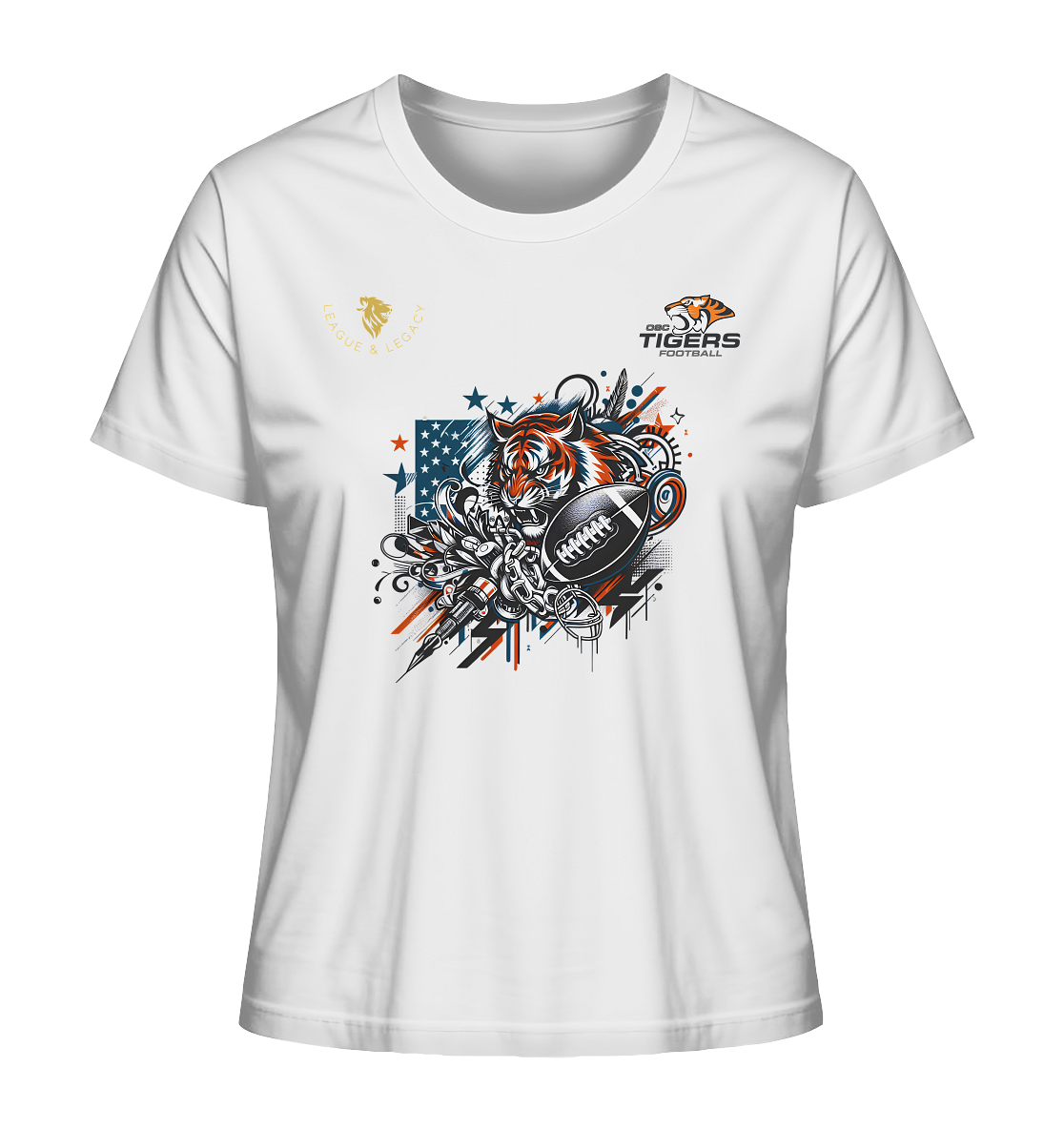 OSC TIGERS - Graffiti Tiger - Ladies Organic Shirt