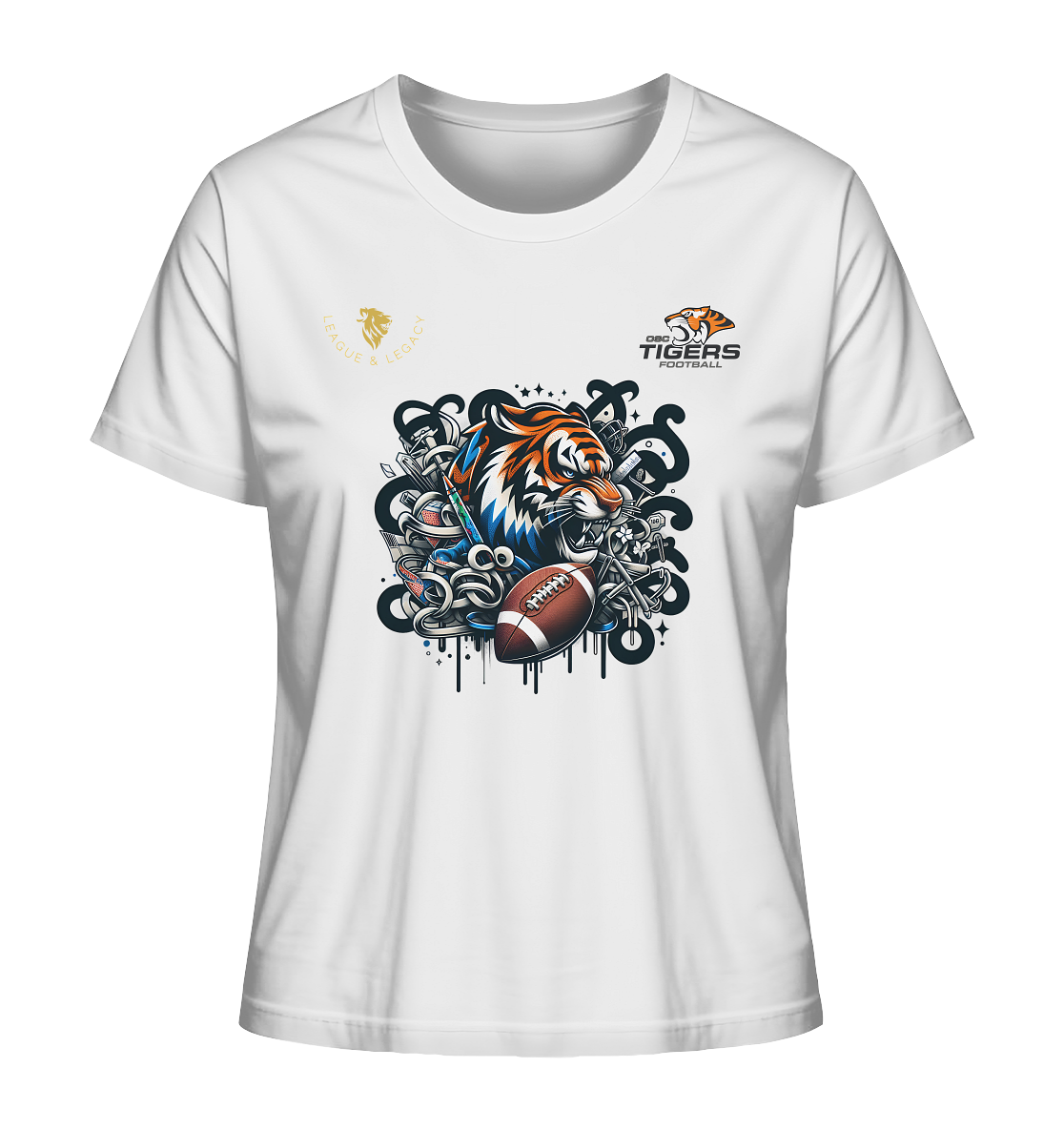 OSC TIGERS - Wild Graffity Tiger - Ladies Organic Shirt