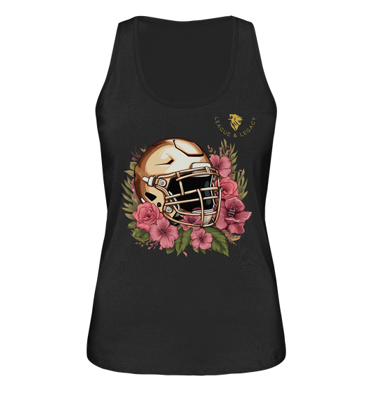 Women's Helmet with Flowers - Women's Organic Top