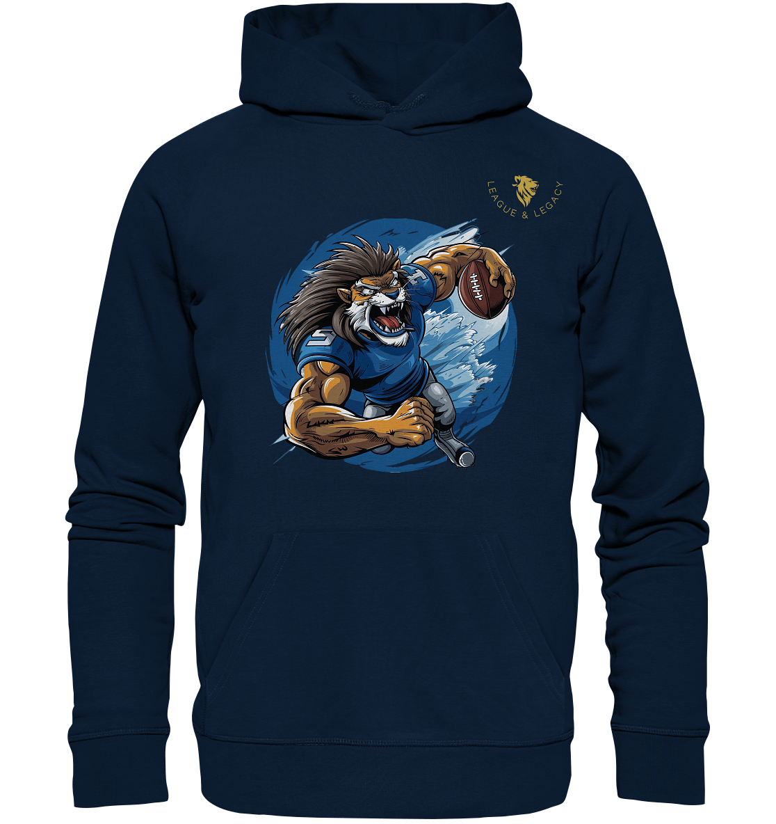 Comic Löwe Hoodie - Organic Hoodie