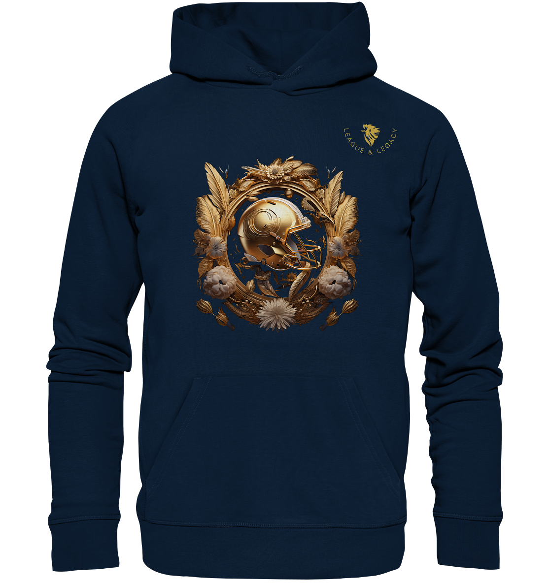 Gold Helm mit Boho - Organic Hoodie