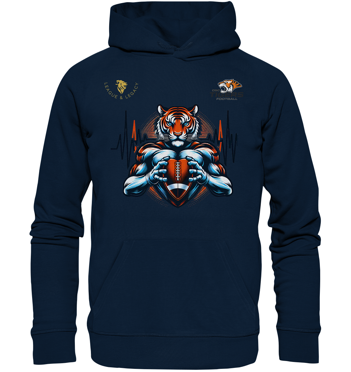 OSC Tigers - Herzschlag Tiger - Organic Hoodie