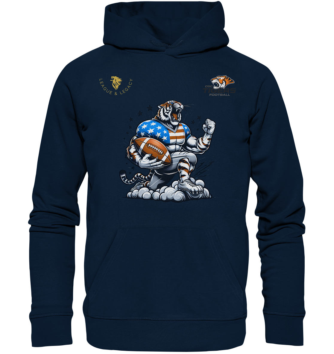 OSC TIGERS - Jubelnder Tiger - Organic Hoodie