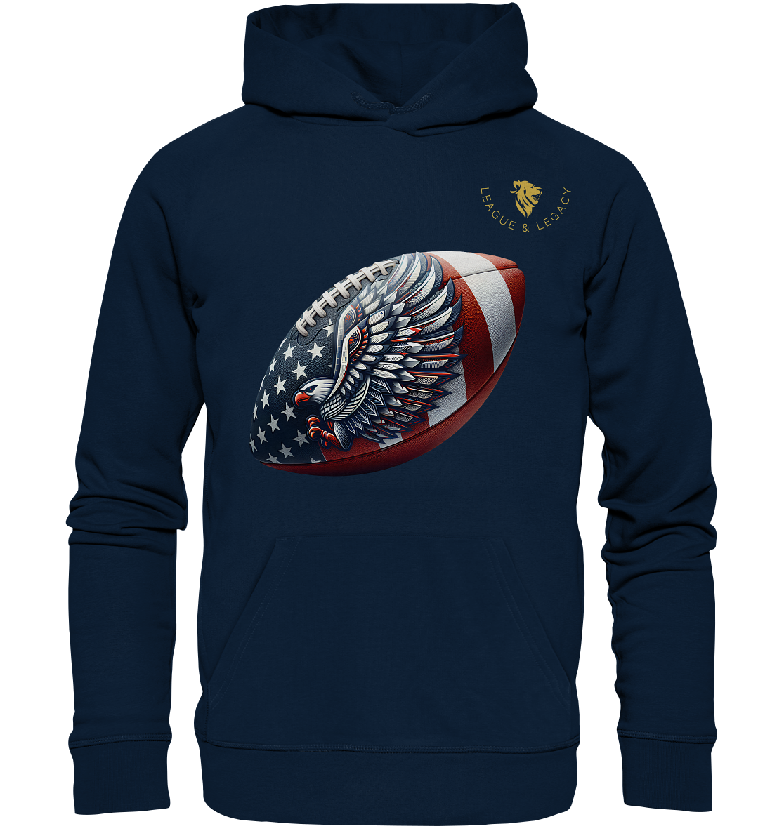 USA Football Hoodie - Organic Hoodie