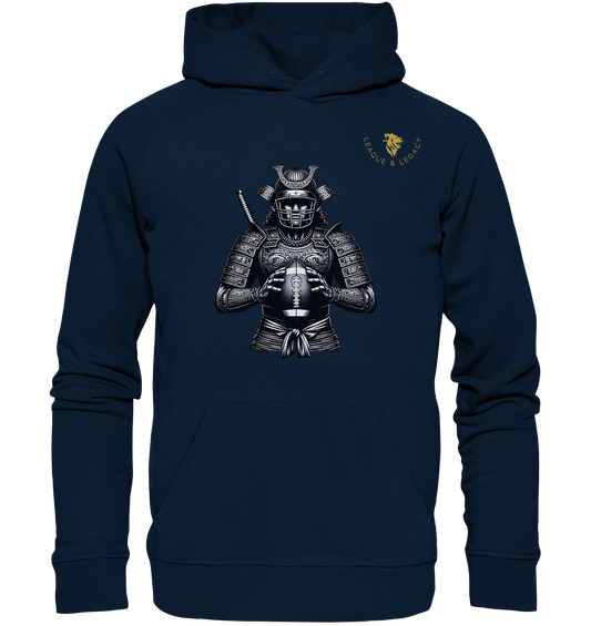 Samurai Football Player Hoodie - Organic Hoodie