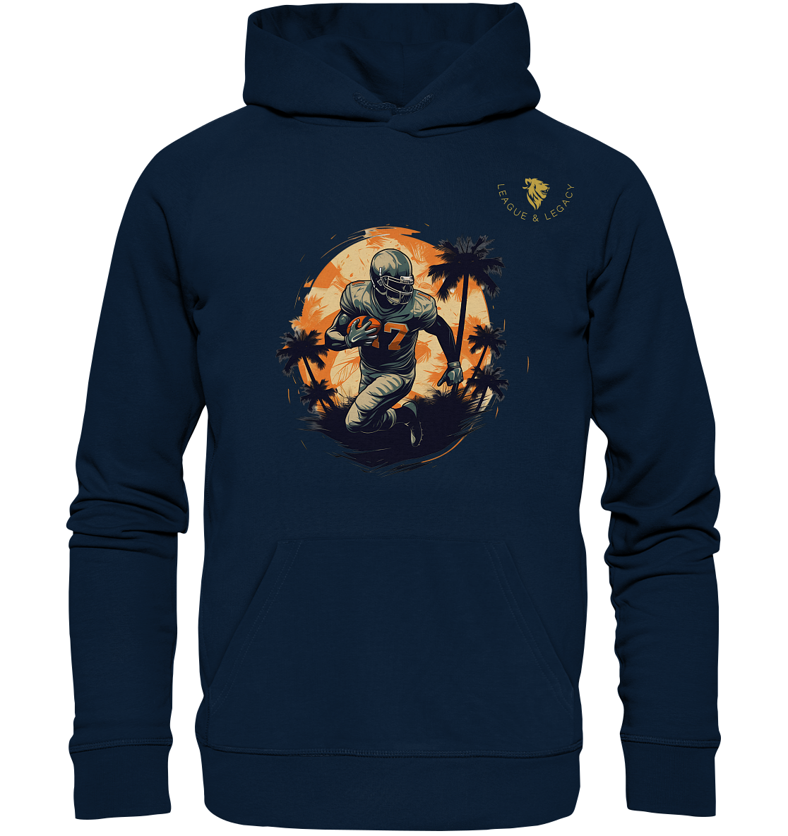 Football Spieler Sommer Hoodie - Organic Hoodie