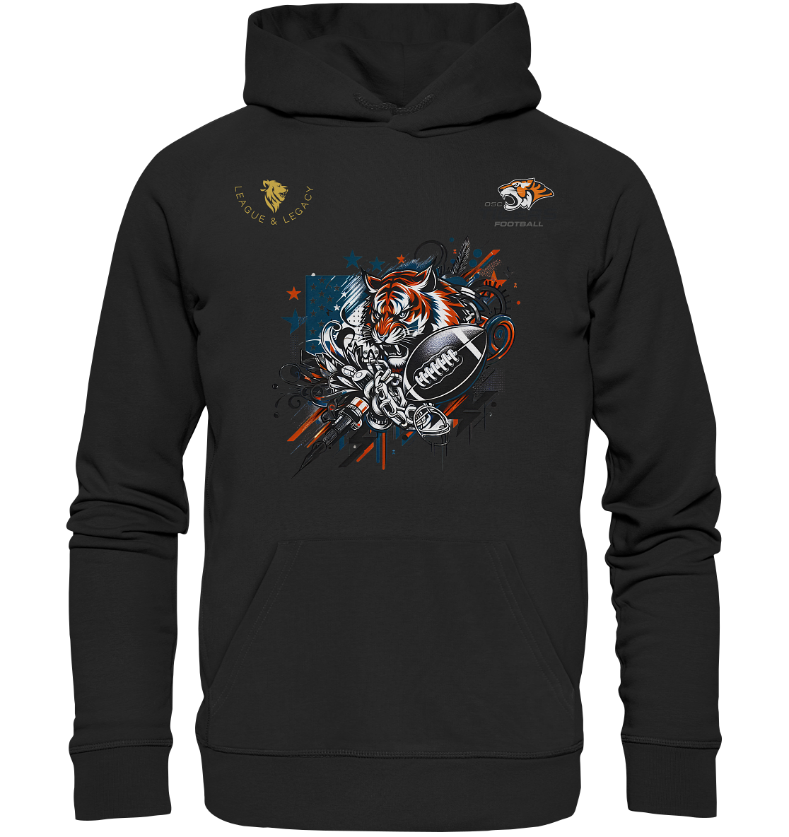 OSC TIGERS - Graffiti Tiger - Organic Hoodie