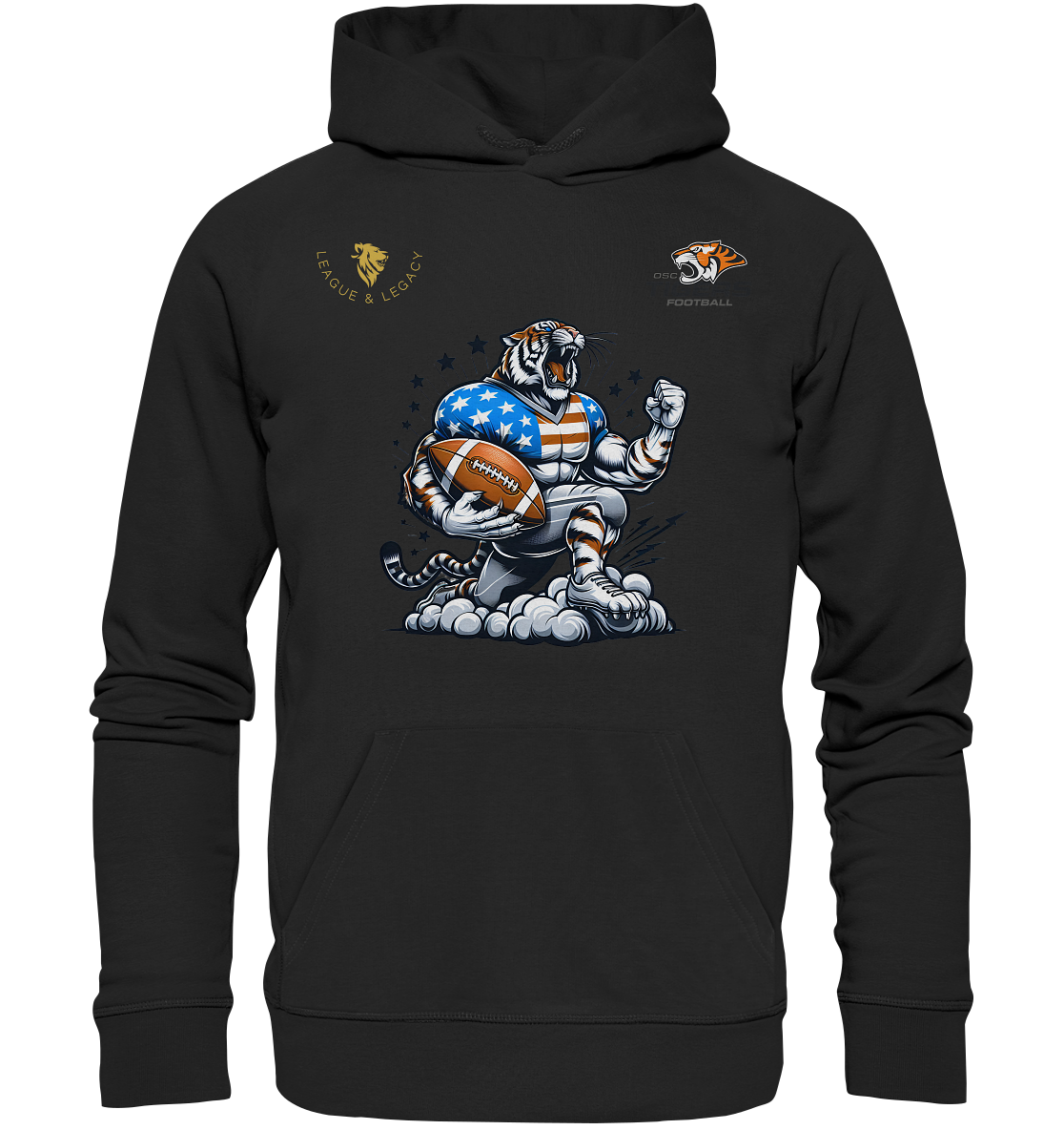 OSC TIGERS - Jubelnder Tiger - Organic Hoodie