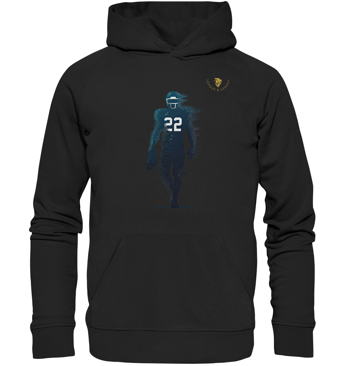 Dissolving Player Hoodie - Organic Hoodie