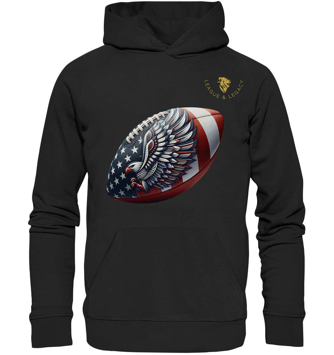 USA Football Hoodie - Organic Hoodie