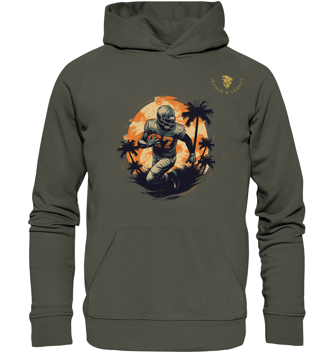 Football Spieler Sommer Hoodie - Organic Hoodie