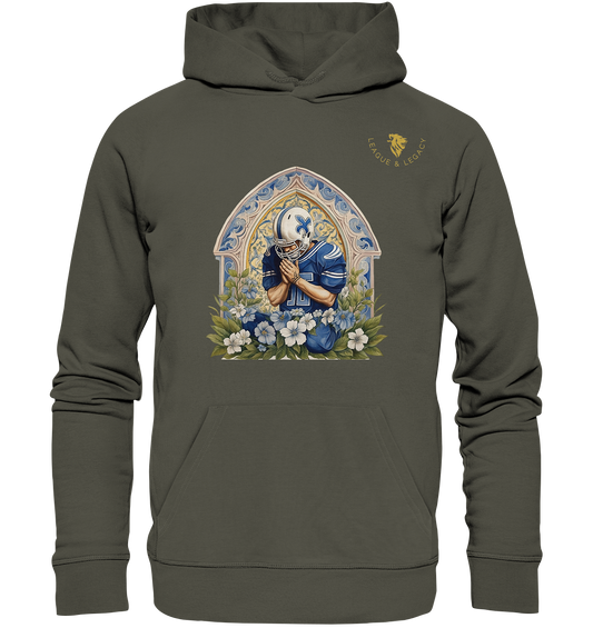 Football and Faith Organic Hoodie - Organic Hoodie