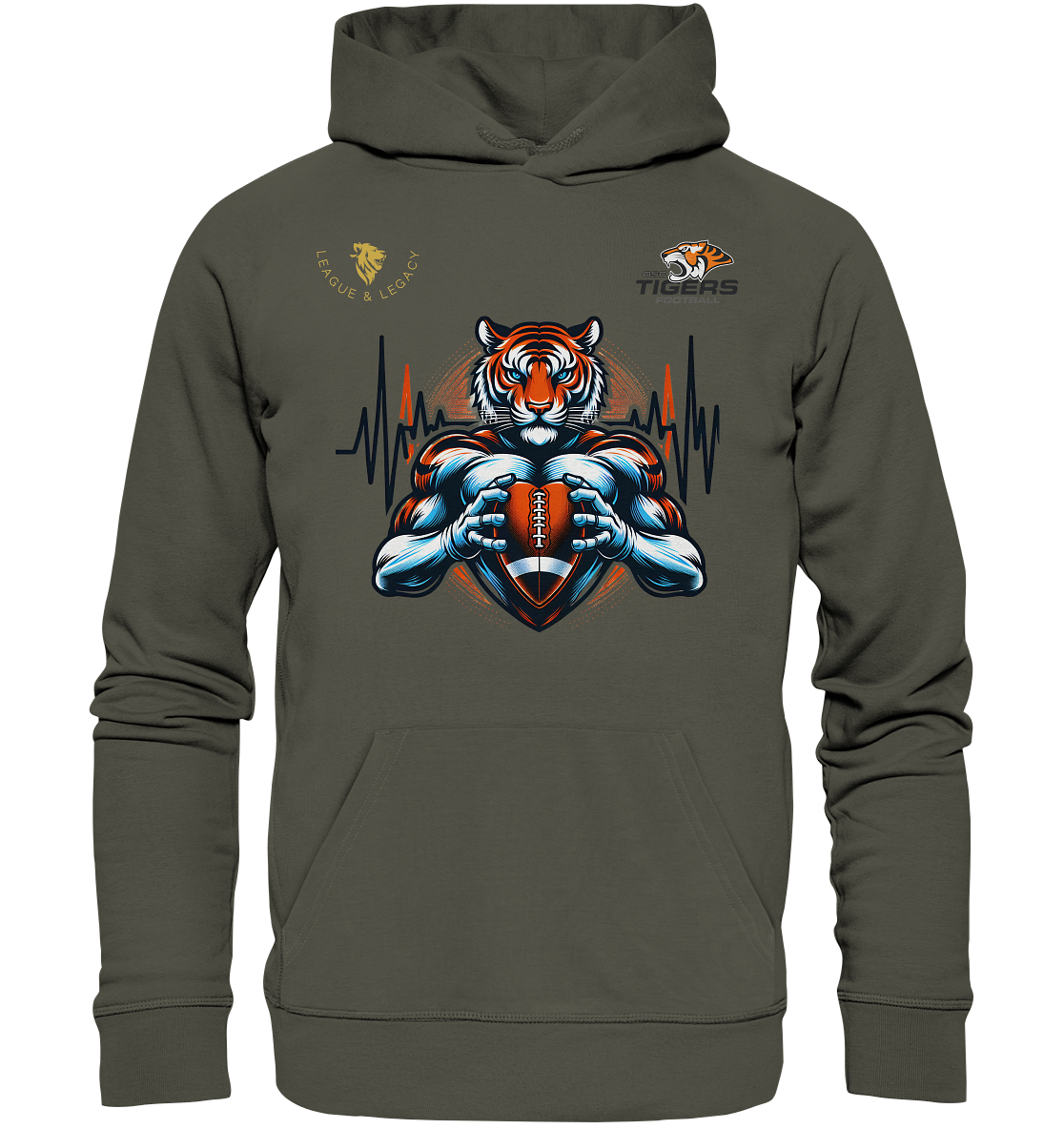 OSC Tigers - Herzschlag Tiger - Organic Hoodie