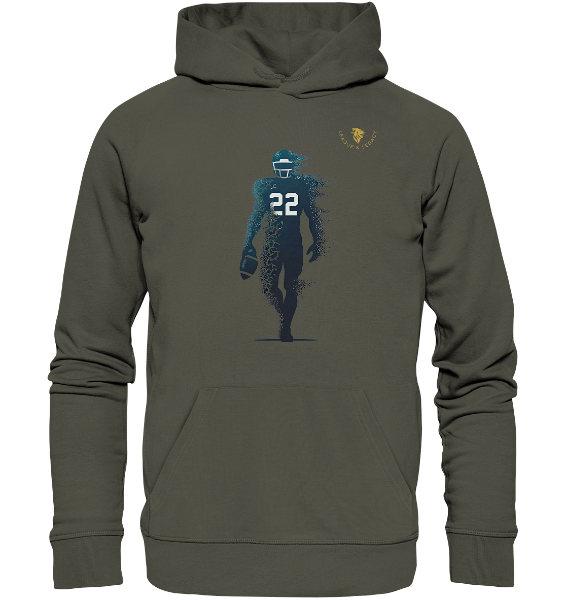 Auflösender Spieler Hoodie - Organic Hoodie