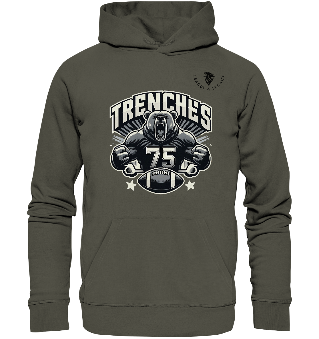 PHILLIP MOST - Trenches Grizzly - Organic Hoodie