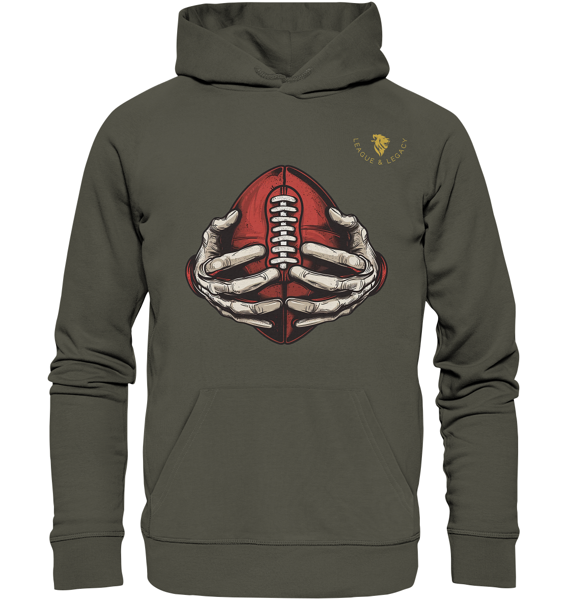 Streetstyle Football Hoodie - Organic Hoodie