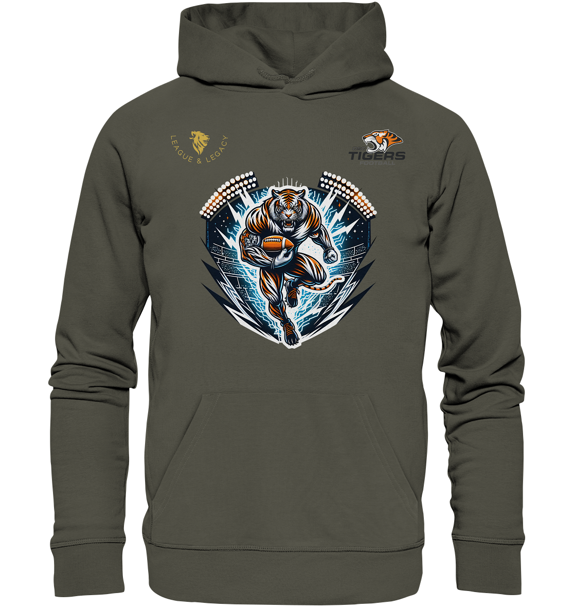 OSC TIGERS - Tiger im Stadion - Organic Hoodie