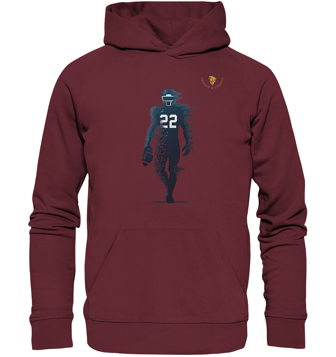 Dissolving Player Hoodie - Organic Hoodie