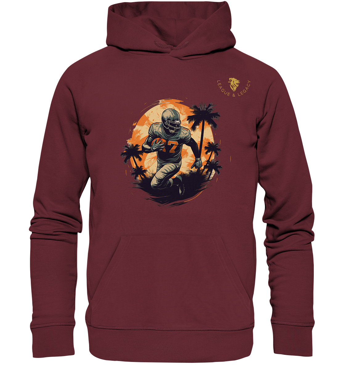 Football Spieler Sommer Hoodie - Organic Hoodie